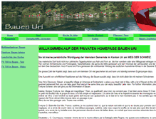 Tablet Screenshot of bauen-uri.ch